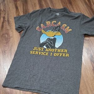 Warner Bros. Looney Tunes Bugs Bunny Gray Graphic Tee